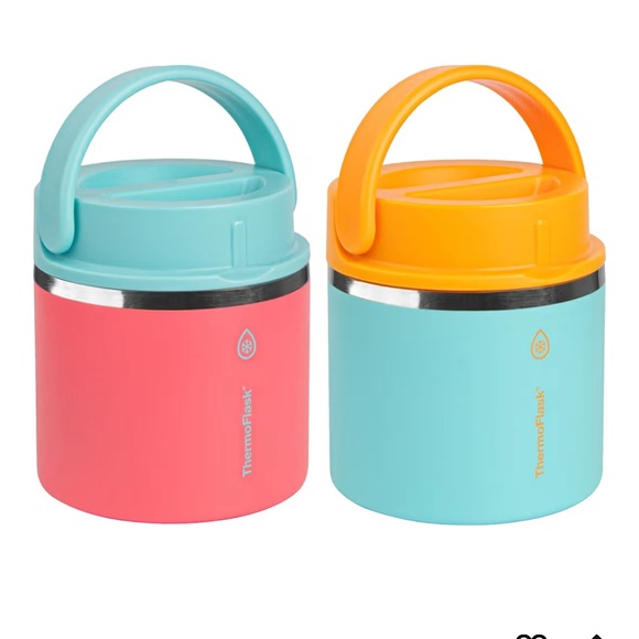 Thermos Insulated Food Jars - Set of 2 - Picture 1 of 8